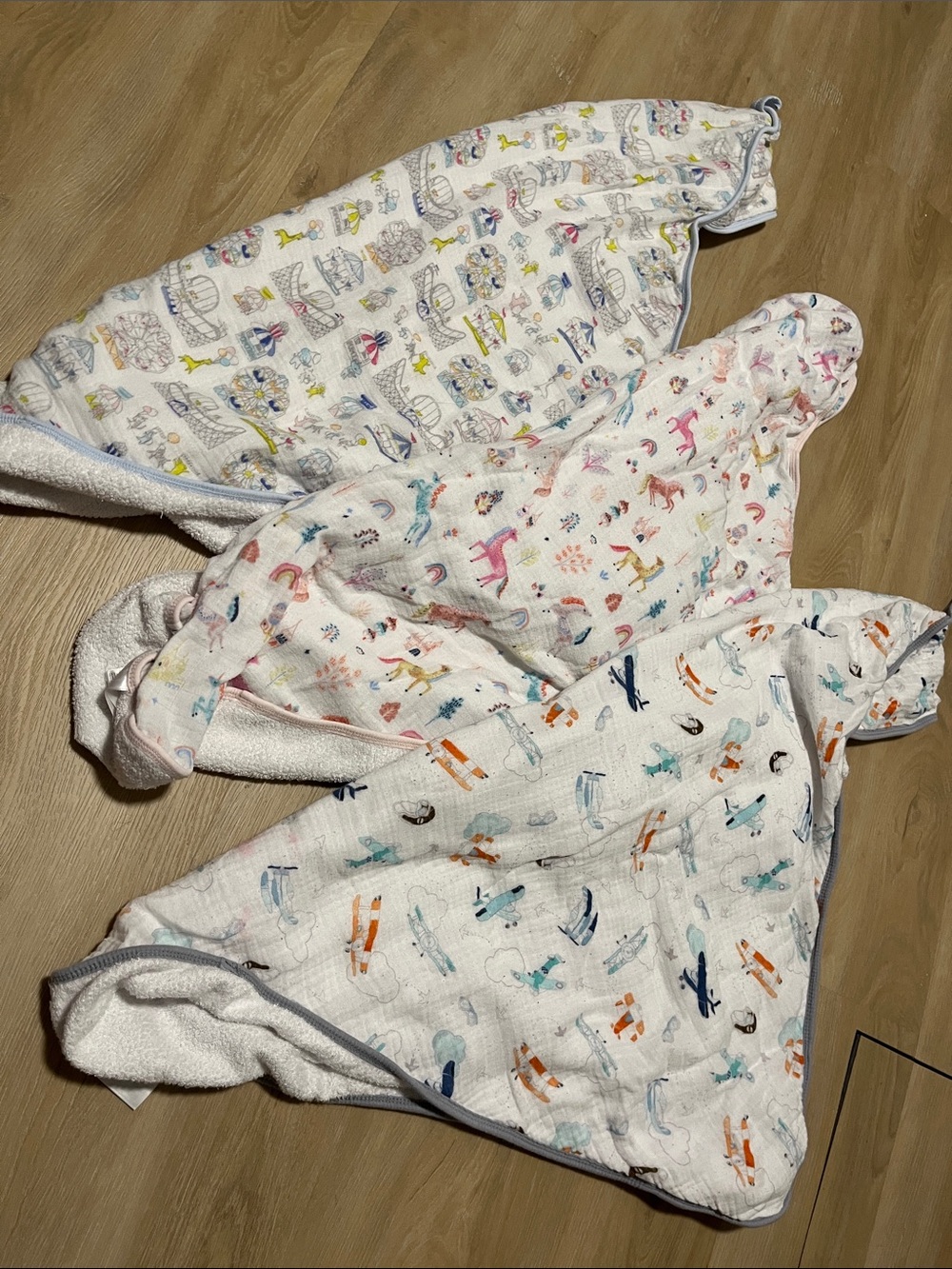 Loulou lollipop Towels Hooded Set of Three